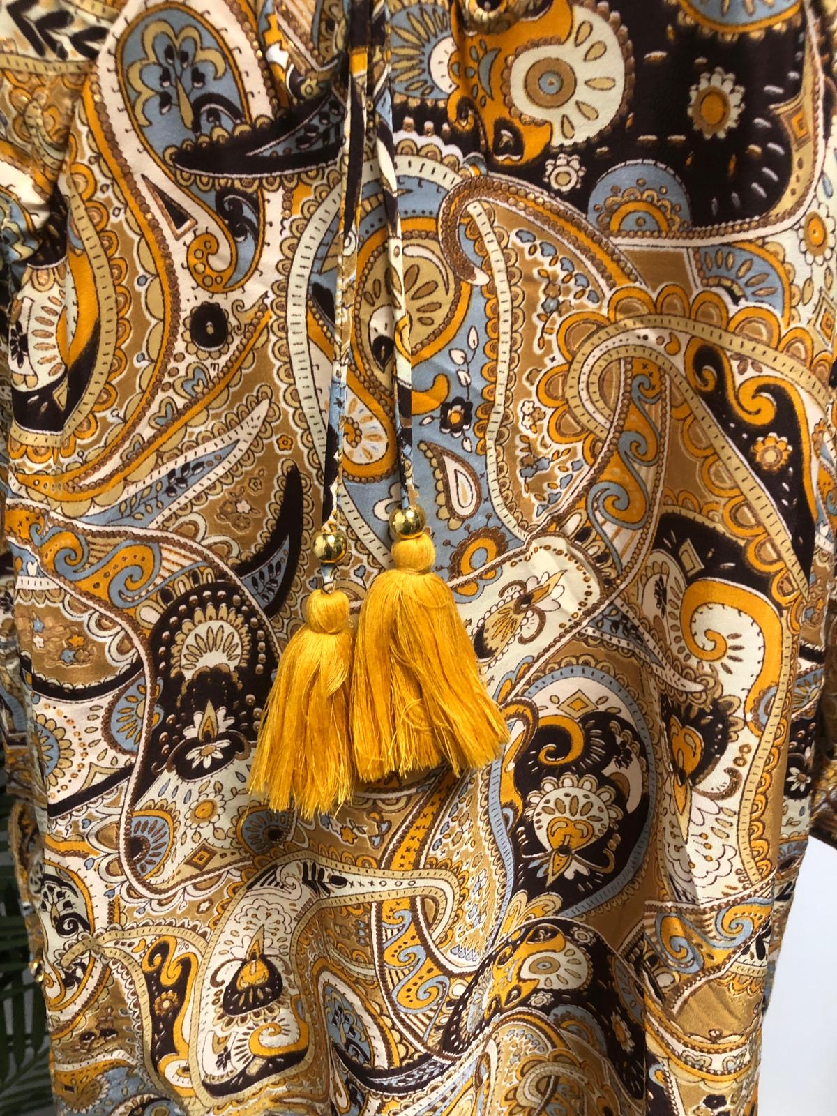 Paisley Tunic with Tassle